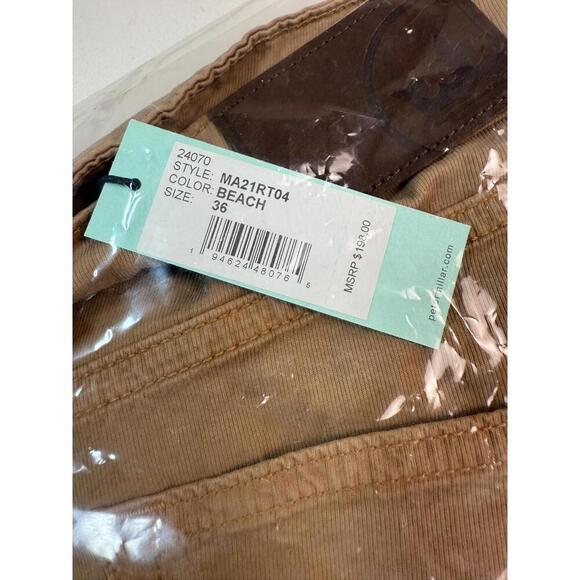 NWT Peter Millar Collection Brown 5 Pocket Soft Stretch Pants Mens Size 36x35 - Picture 3 of 4